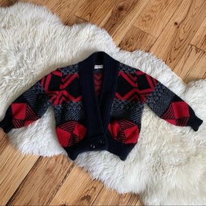 Vintage YSL Yves Saint Laurent Knit Cardigan 120cm